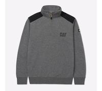 Caterpillar Essential 1/4 Zip Sweatshirts Men's Size XXL In Dark Heather Grey