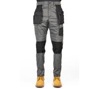 Caterpillar Essential Knee Pocket Stretch Holster Mens Grey Outdoor Trousers - Size 38 inch