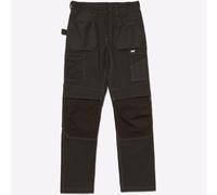 Caterpillar Essential Knee Pocket Trousers Men's Size 32" In Black