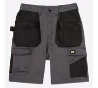 Mens CAT Work Shorts Essential Stretch Holster Pocket Utility Cargo Workwear PPE