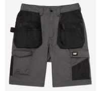 Caterpillar Essential Mens Stretch Holster Work Multi Use Everyday Shorts Grey