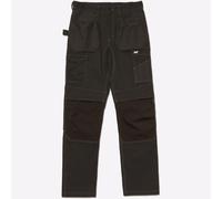 CAT Men's Work Trousers Essential Knee Pocket Stretch Safety Holster Black 32R Regular