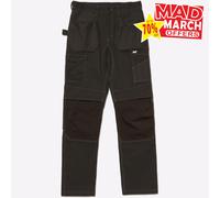 Caterpillar Workwear Essential Knee Pocket Stretch Holster Trouser Dar 42" 34"