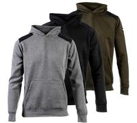 Caterpillar Essential Mens Work Pull Over Sweat Shirt Hoodie - Green - L