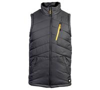 Caterpillar Essentials Bodywarmer Insulated Zip Pockets Adjustable Sizes S-XXL