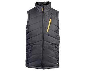 Caterpillar Essentials Bodywarmer Insulated Zip Pockets Adjustable Sizes S-XXL