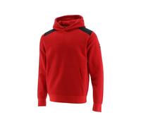 Caterpillar Essentials Hooded Sweatshirt Hot Red Abrasion resistant nylon shou