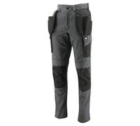 Caterpillar Essentials Stretch Knee Pocket DARK SHADOW-BLACK - Slim cut fit with diamond crotch gusset, Front slash pockets logo metal rivet