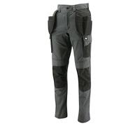 Caterpillar Essentials Stretch Knee Pocket DARK SHADOW-BLACK - Slim cut fit with diamond crotch gusset, Front slash pockets logo metal rivet