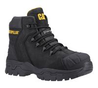 Caterpillar Everett S3 WP Safety Boot Black Size 8, Black