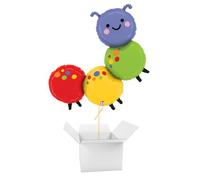 Caterpillar Foil Helium Giant Balloon - Inflated Balloon in a Box