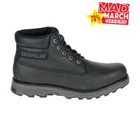 Caterpillar Founder Mens Boots Leather Casual Comfort Boots Black