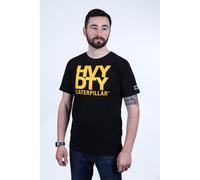 Caterpillar Workwear 1010005 Heavy Duty Tee Black S Colour: Black, Che S