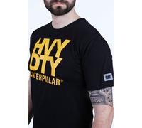 Caterpillar Workwear 1010005 Heavy Duty Tee Black S Colour: Black, Che S