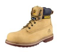 Caterpillar Holton Honey Leather Steel Toe Safety Boot