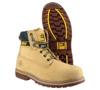 Caterpillar Mens Holton Safety Boots Honey Size 6