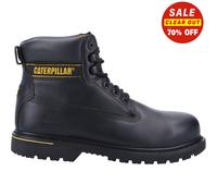 Caterpillar Holton Mens Black SB Safety Steel Toe Cap Lace Up Work Boots