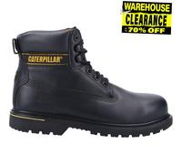 Caterpillar Holton Safety Boot Mens Premium Leather Workwear Safety Boots