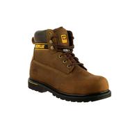 CAT Holton Safety Boots Brown Size 8