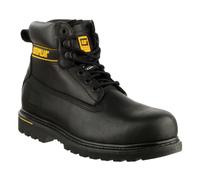CAT Work Boots Holton S3 HRO SRC Lace-Up Black Wide Fit UK 10