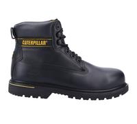Caterpillar Work Boots Holton SB – Men's Steel Toe Lace-Up, Black Size 8