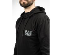 Caterpillar Hooded Long Sleeve Tee 3XL Black