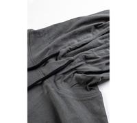 Caterpillar Hooded Long Sleeve Tee Med Grey