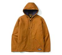 Caterpillar Hooded Sherpa Lined Jacket Size Lge Bronze 40685-76002-05