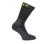 Caterpillar Industrial Cotton Mens Black Work Socks - One Size