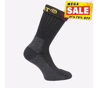 Caterpillar Industrial Durable Calf-Length Work Socks 2-Pack Black