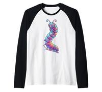 Caterpillar Insect Lover Entomology Bug Lover Larva Raglan Baseball Tee