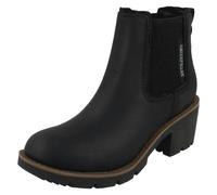Caterpillar Ladies Caterpillar Ankle Boots Rewrite Chelsea P31217 - Black - UK 5