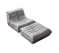 Caterpillar Lazy Sofa Chair Lounger for Adults Elderly,Oversized Ergonomic Support High-Density Sponge,Stain-Resistant Tech Fabric,for Living Room Bedroom Study Balcony J,87 * 100 * 75CM