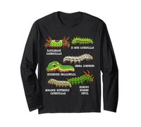 Caterpillar Lover Insects Species Kids Biology Caterpillar Long Sleeve T-Shirt