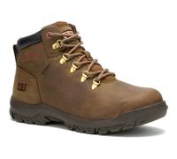 Caterpillar Women’s Mae Safety Boots - Waterproof Leather Work Boot, Steel Toe, Puncture Resistant Midsole, Slip Resistant Rubber Sole, Brown, 3 UK Size