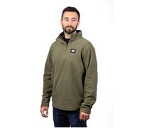 Caterpillar Men's Cat Microfleece Quarter Zip in Green | Size: 2XL Caterpillar Green 2XL