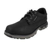 Caterpillar Persue Low Mens Black Casual Lace Up Leather Trainer Shoes