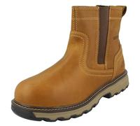 Caterpillar Mens Caterpillar Safety Boots Pelton ST S1 PL HRO FO - Dark Beige - UK 10