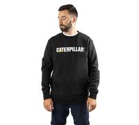 Caterpillar Midweight Crewneck Cotton Men's Black Sweatshirt M