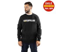 Caterpillar Workwear 40684 Midweight Crewneck Sweatshirt Black M Size: M