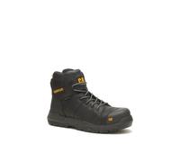 Caterpillar Men’s Crossrail 2.0 Safety Boots - Waterproof Leather, Composite Toe, Slip Resistant Work Boot, Eco Recycled Lining, Black, 7 UK Size
