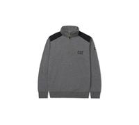Caterpillar Men's Essential 1/4 Zip Sweatshirt in Grey | Size: Medium Caterpillar Grey M