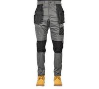 Caterpillar Mens Essential Knee Pocket Stretch Holster Trouser- Grey, Grey, Size 32R, Men Grey