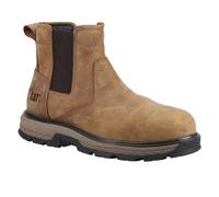 Caterpillar Men's Exposition Chelsea Industrial Boot, Brown, 10 UK