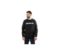 Caterpillar Workwear 40684 Midweight Crewneck Sweatshirt Black L Size: L