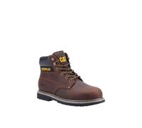 'Powerplant S3' Leather Safety Boots Caterpillar Brown 9