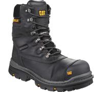 Caterpillar Mens Premier Waterproof Safety Boots Black Size 8