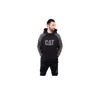 Caterpillar Raglan Hooded Sweatshirt Size XXL Black 40686-76003-07