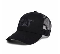 Caterpillar Men's Raised Logo Flat Bill Cap Baseball Cap