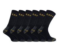 Caterpillar - Mens Reinforced Work Socks 6 Pack Cotton Boot Socks